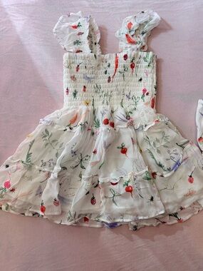 Hill House Baby Ellie Nap Dress- Veggie Botanical